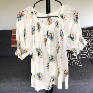 Madewell peasant top